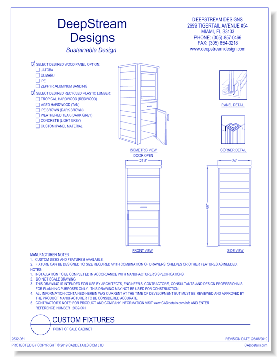 Point of Sale Cabinet