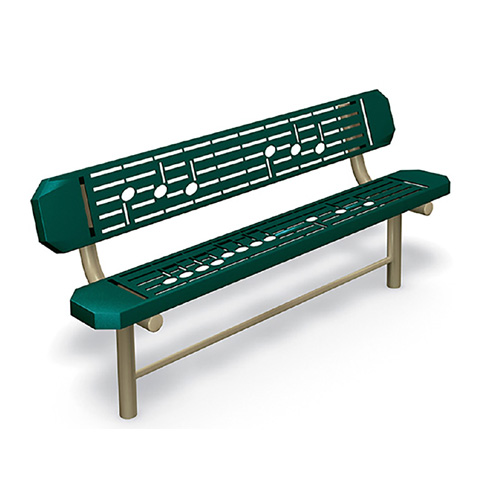 CAD Drawings Play & Park Structures Music Bench