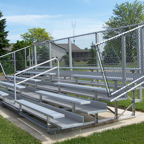 CAD Drawings National Recreation Systems, Inc. 5 Row Transportable Deluxe Bleachers ( NA-0521TPDLX_CL )