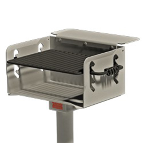 CAD Drawings RJ Thomas Mfg. Co. / Pilot Rock Charcoal Grills: Multilevel Park Grill ( N-20 )