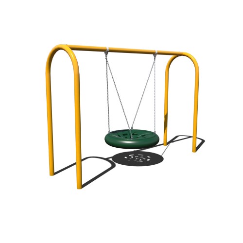 CAD Drawings Superior Recreational Products | Playgrounds Freestanding Play: Team Swing (PLD0018XX)