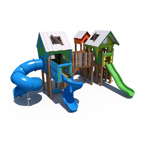 CAD Drawings Superior Recreational Products | Playgrounds R-Town Cottage (RFX-30157-R1)