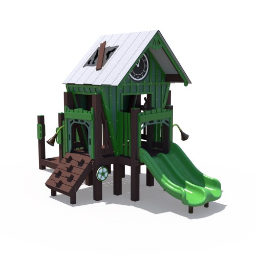 CAD Drawings Superior Recreational Products | Playgrounds R-Town Cottage (RFX-30191)