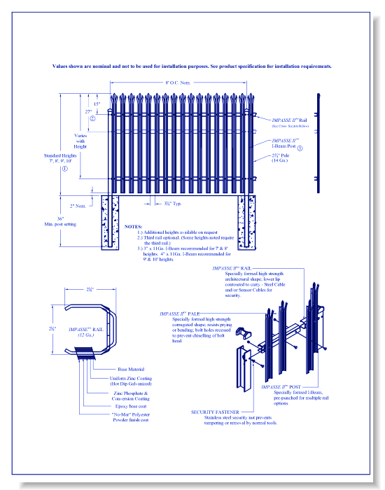 Impasse II 2/3 Rail Trident Panel
