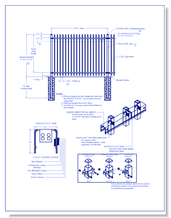 Montage Plus 2/3 Rail Classic Panel