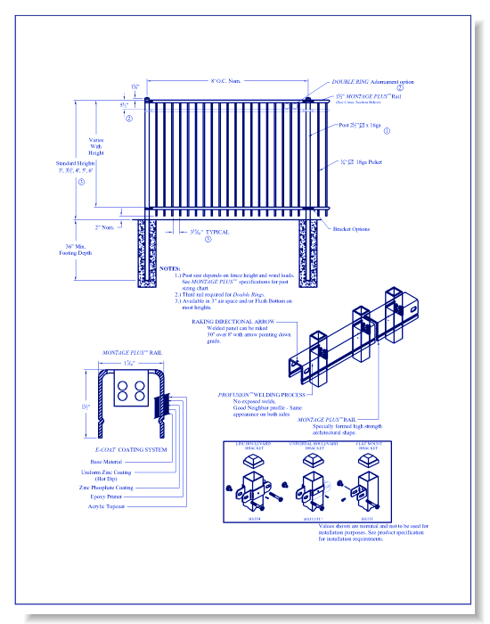 Montage Plus 2/3 Rail Majestic Panel
