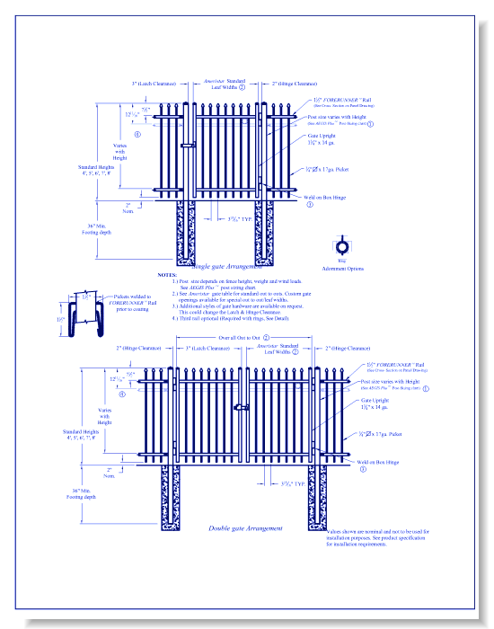 Aegis Plus 2/3 Rail Classic Gate