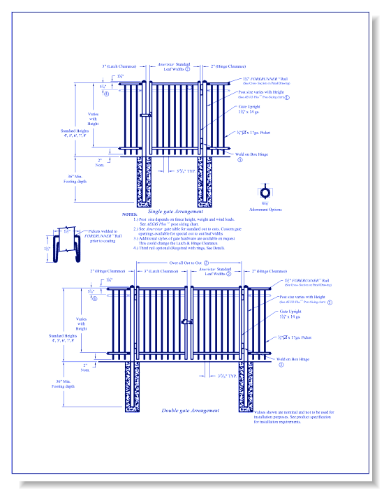 Aegis Plus 2/3 Rail Majestic Gate