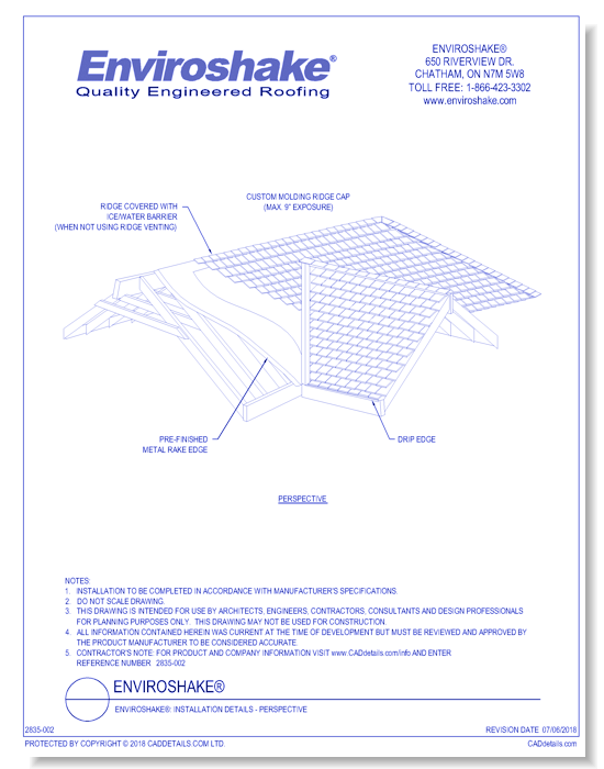 Enviroshake®: Installation Details - Perspective