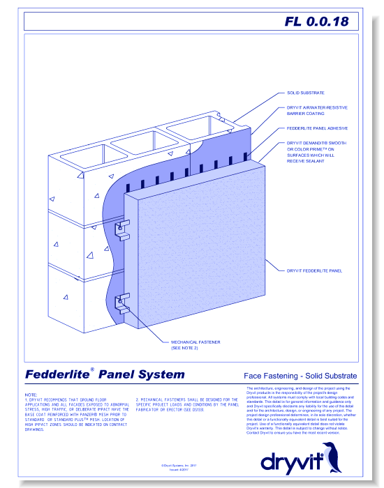 Tech 21 Systems: Face Fastening - Solid Substrate