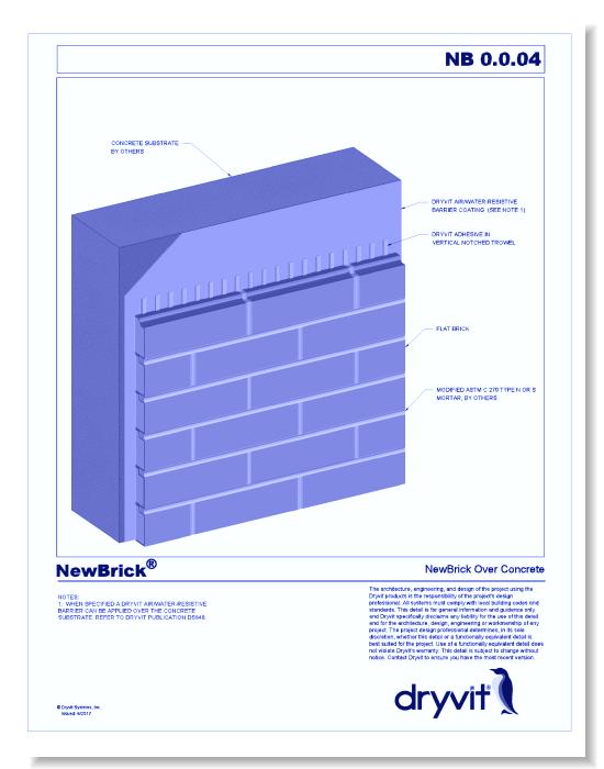 NewBrick® System: NewBrick Over Concrete 