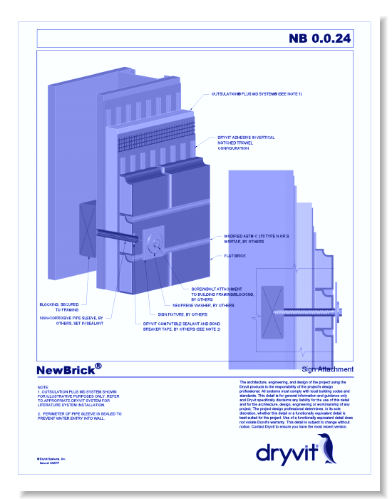 NewBrick® System: Sign Attachment