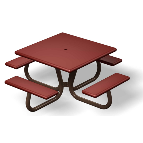 CAD Drawings Landscape Structures Inc. Square Picnic Table