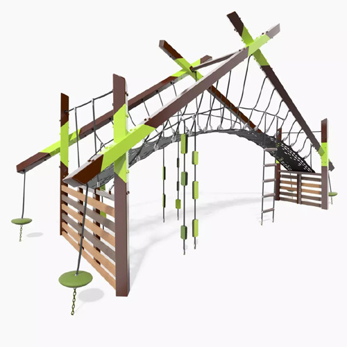 CAD Drawings Landscape Structures Inc. Fortress™ Multi-Climber
