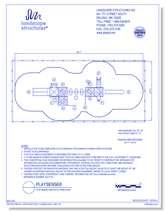 PlaySense Design 301  Park Plan