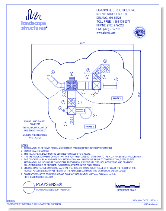 PlaySense Design 304  Park Plan