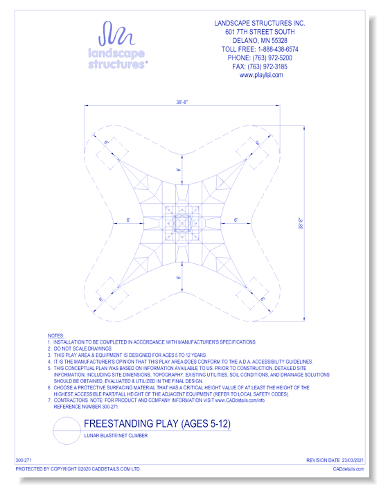 Lunar Blast® Net Climber Design No. 3059
