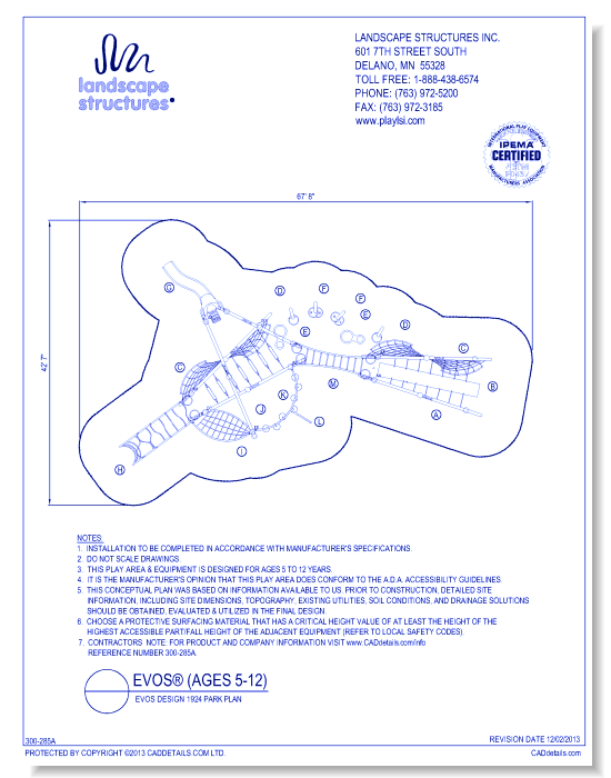 Evos Design 1924 Park Plan