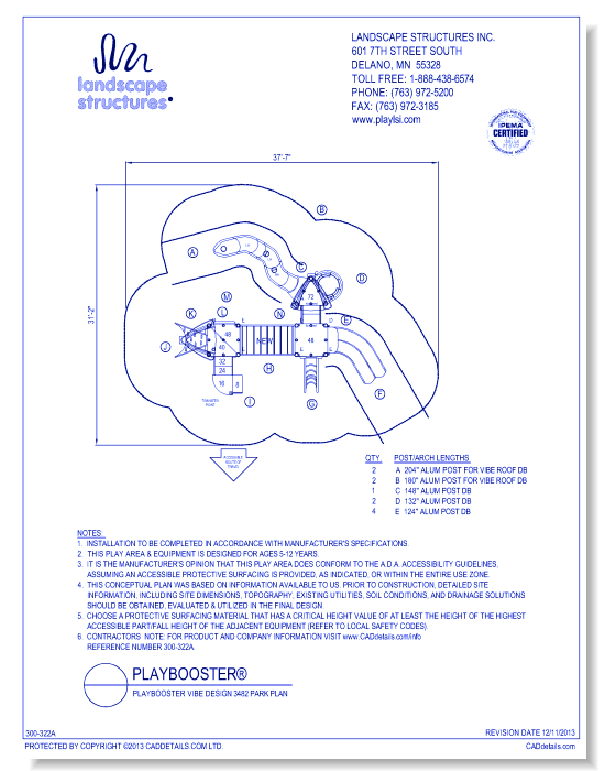 PlayBooster Vibe Design 3482 Park Plan