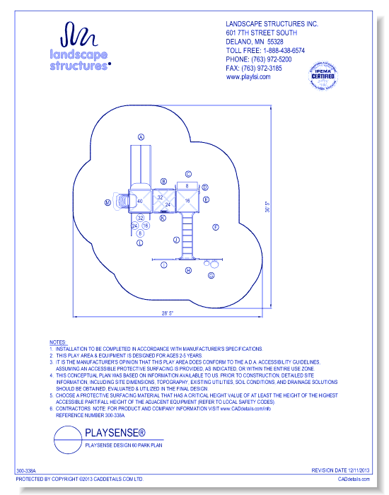 PlaySense Design 60 Park Plan
