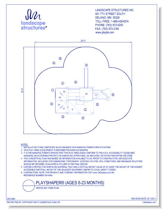 PlayShaper Design 3621 Park Plan