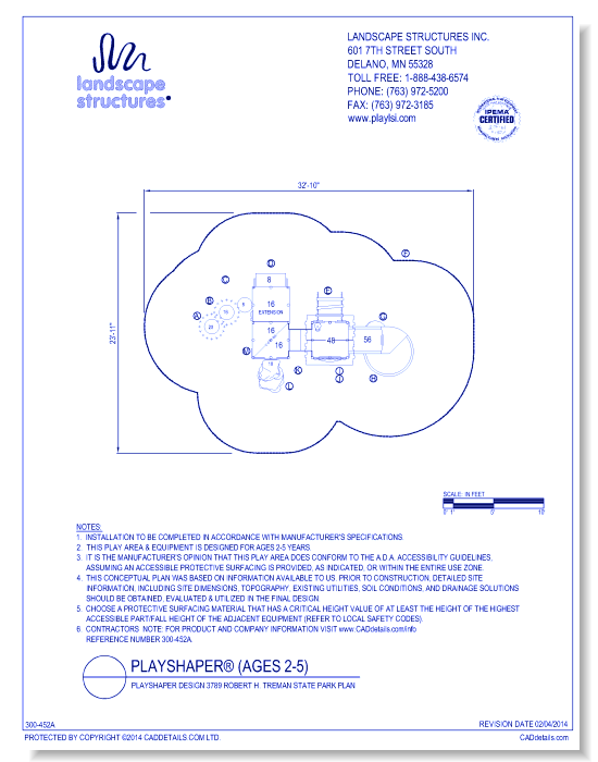 PlayShaper Design 3789 Robert H. Treman State Park Plan