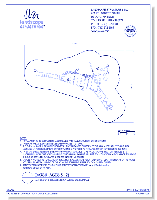 Evos Design 3783 Eanes Elementary School Park Plan