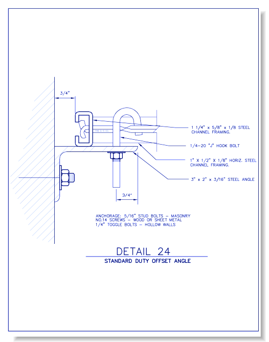 Standard-Duty Wire Mesh Partition - Offset Angle