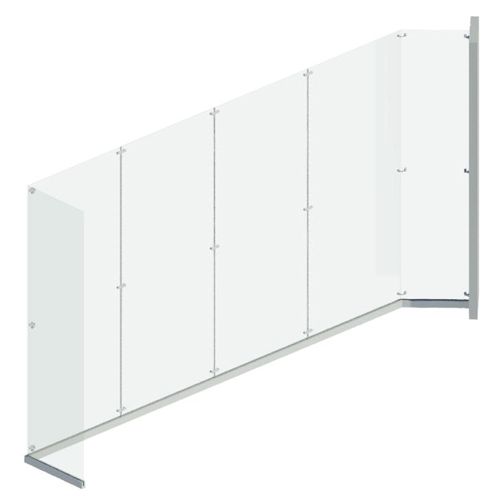 Freestanding Glass Partition System: Elite™ - Architects Package