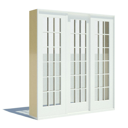 Mira Premium Series: Aluminum Clad Wood Patio Door Sliding 3-Panel