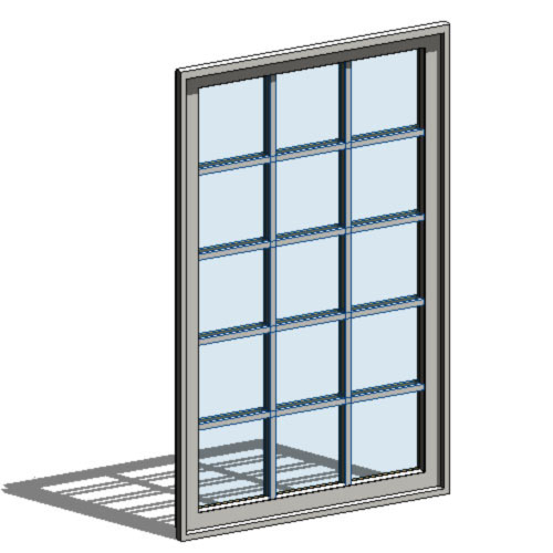 CAD Drawings BIM Models Ply Gem Mira Premium Series: Aluminum Clad Wood Window Casement