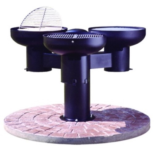 CAD Drawings Most Dependable Fountains Inc. Pedestal BBQ Grill 3