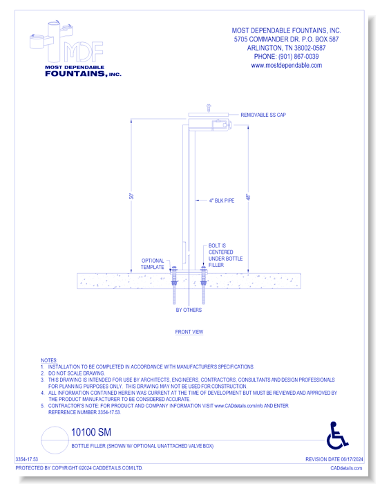 **10100SM** Bottle Filler