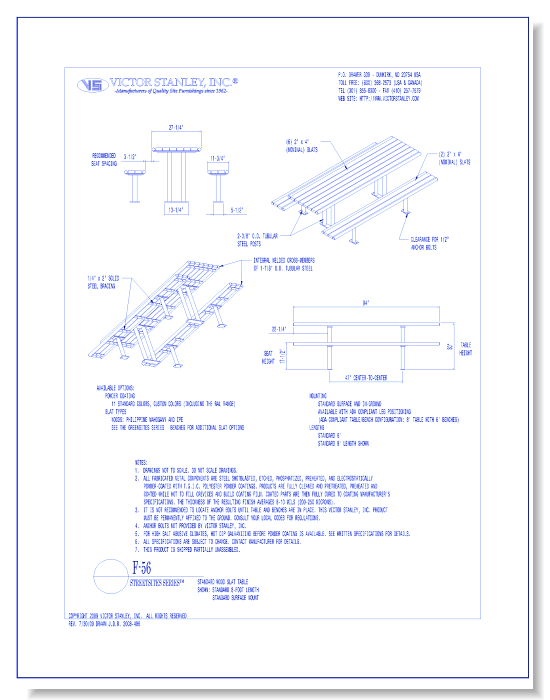 Model F-56: Streetsites™ Collection Table
