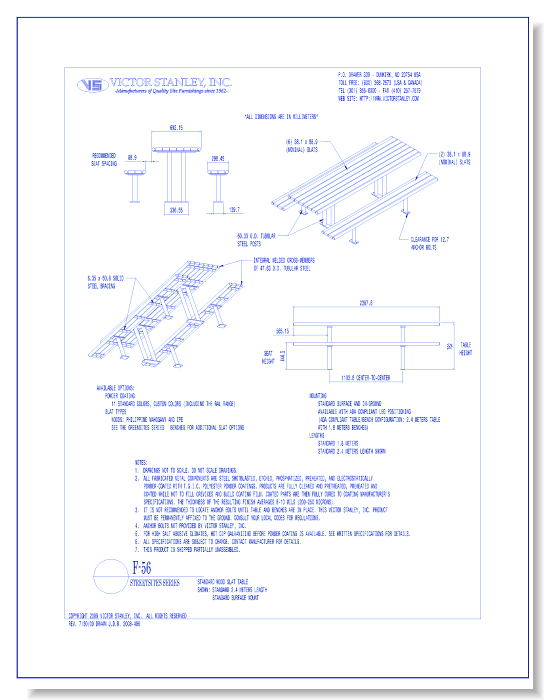Model F-56: Streetsites™ Collection Table