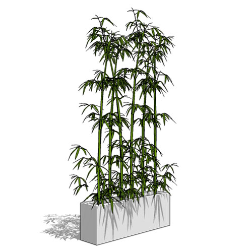 CAD Drawings BIM Models Planters Unlimited Artificial Bamboo Groves
