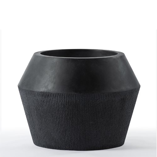 CAD Drawings Planters Unlimited Volta Fiberstone Low Round Planter