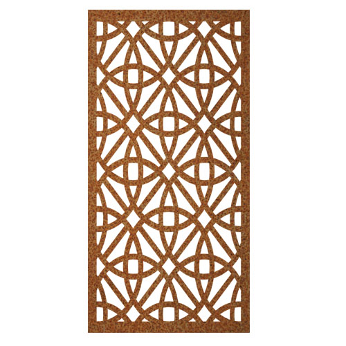 CAD Drawings Border Concepts, Inc. Vertical Screens Rusted Realm
