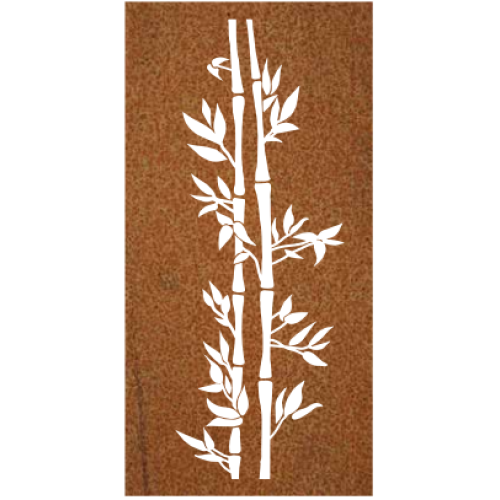 CAD Drawings Border Concepts, Inc. Vertical Screens Rusted Bamboo