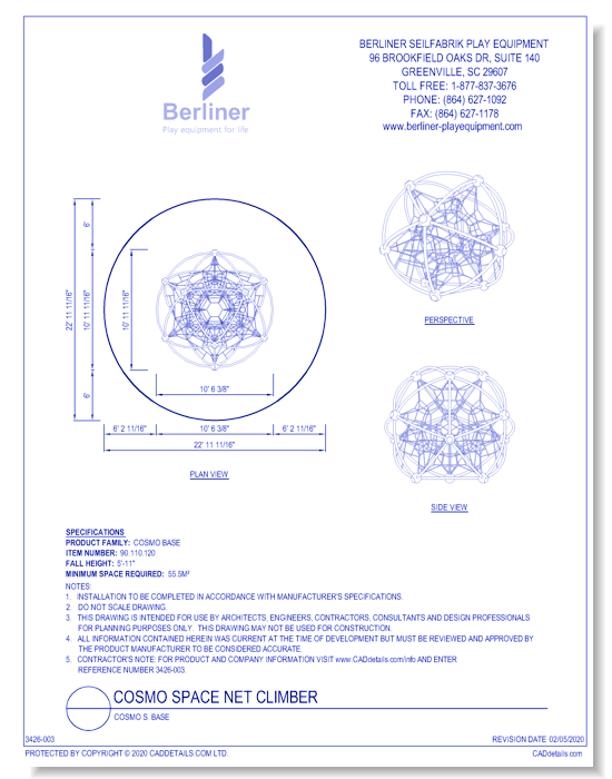 Cosmo Space Net Climber - Cosmo S. Base