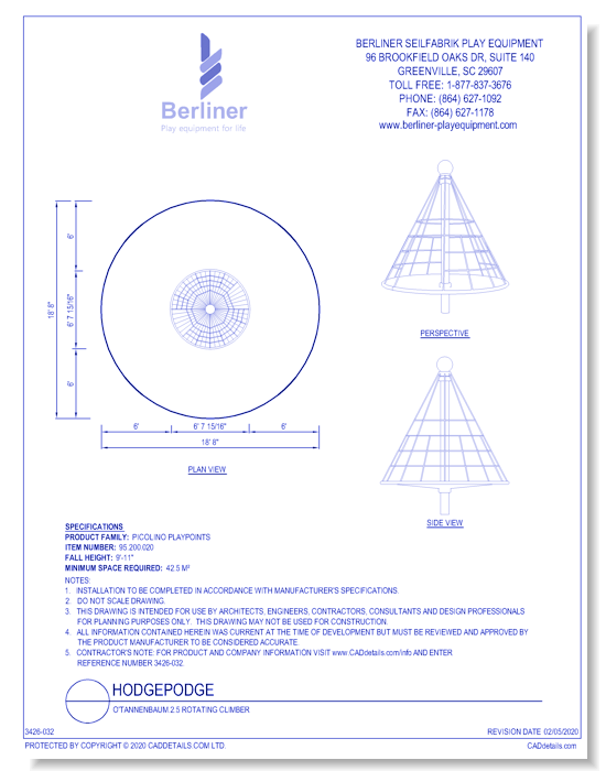 Picolino - O'Tannenbaum.2.5 Rotating Climber