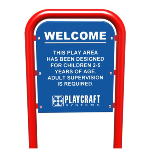 CAD Drawings Playcraft Systems 2-5 Playground Welcome Sign