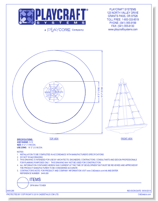 Spin Max Tower