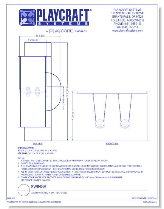 Arch Swing Add-A-Bay - Playshare