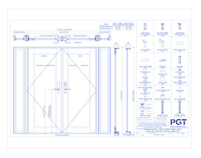 French Door: OXXO (FD5455/FD5555)