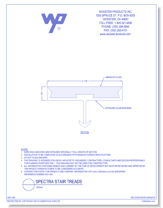 Spectra Stair Tread: WP24A