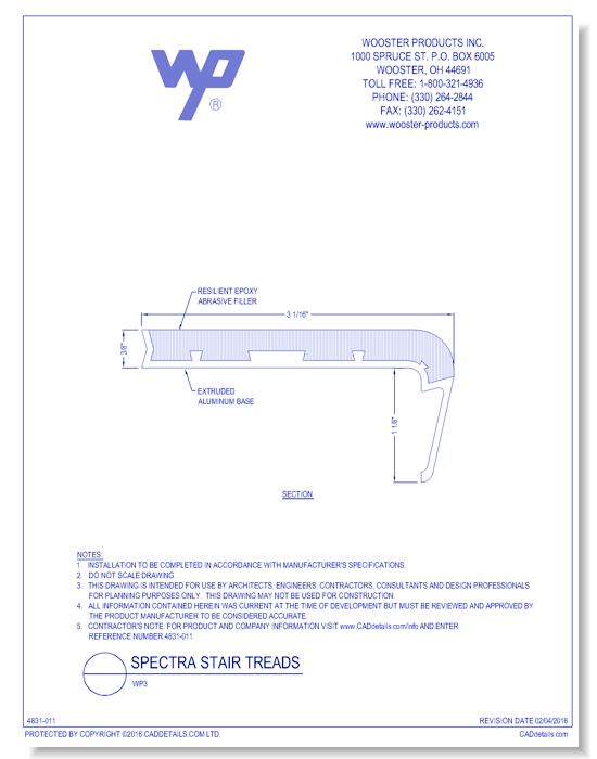 Spectra Stair Tread: WP3