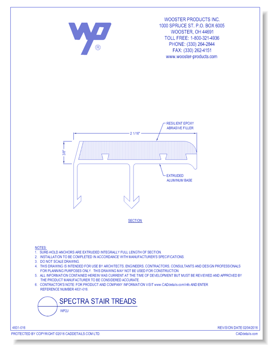 Spectra Stair Tread: WP2J