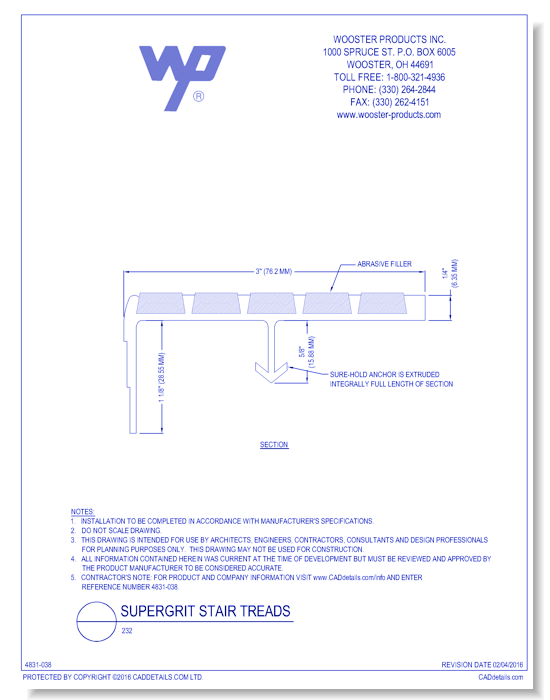 Supergrit Stair Tread: 232