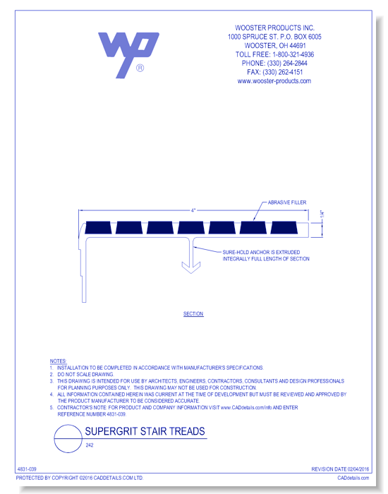 Supergrit Stair Tread: 242